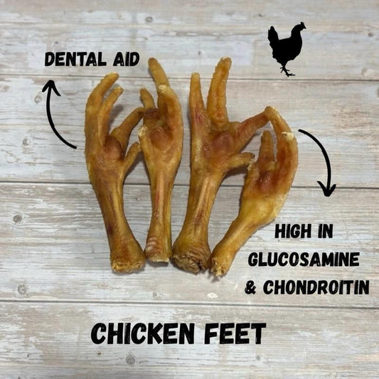 Air-Dried Chicken Feet for Dogs