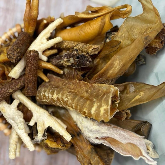 40 piece natural dog treat bundle with or without poultry