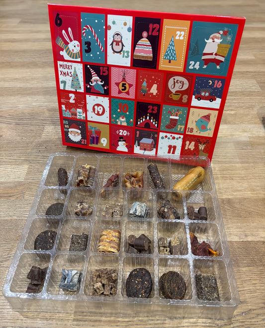 Ozzies Natural Dog Advent Calendar 2026 – 24 Days of Natural Treats