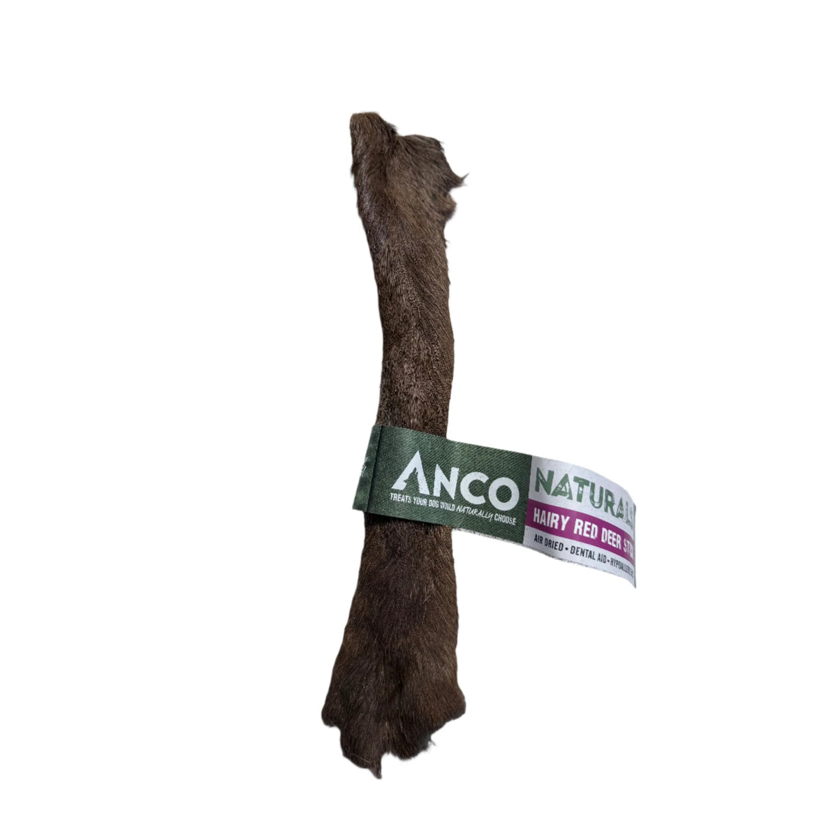 Anco Hairy Red Deer Stick – Natural Dog Chew